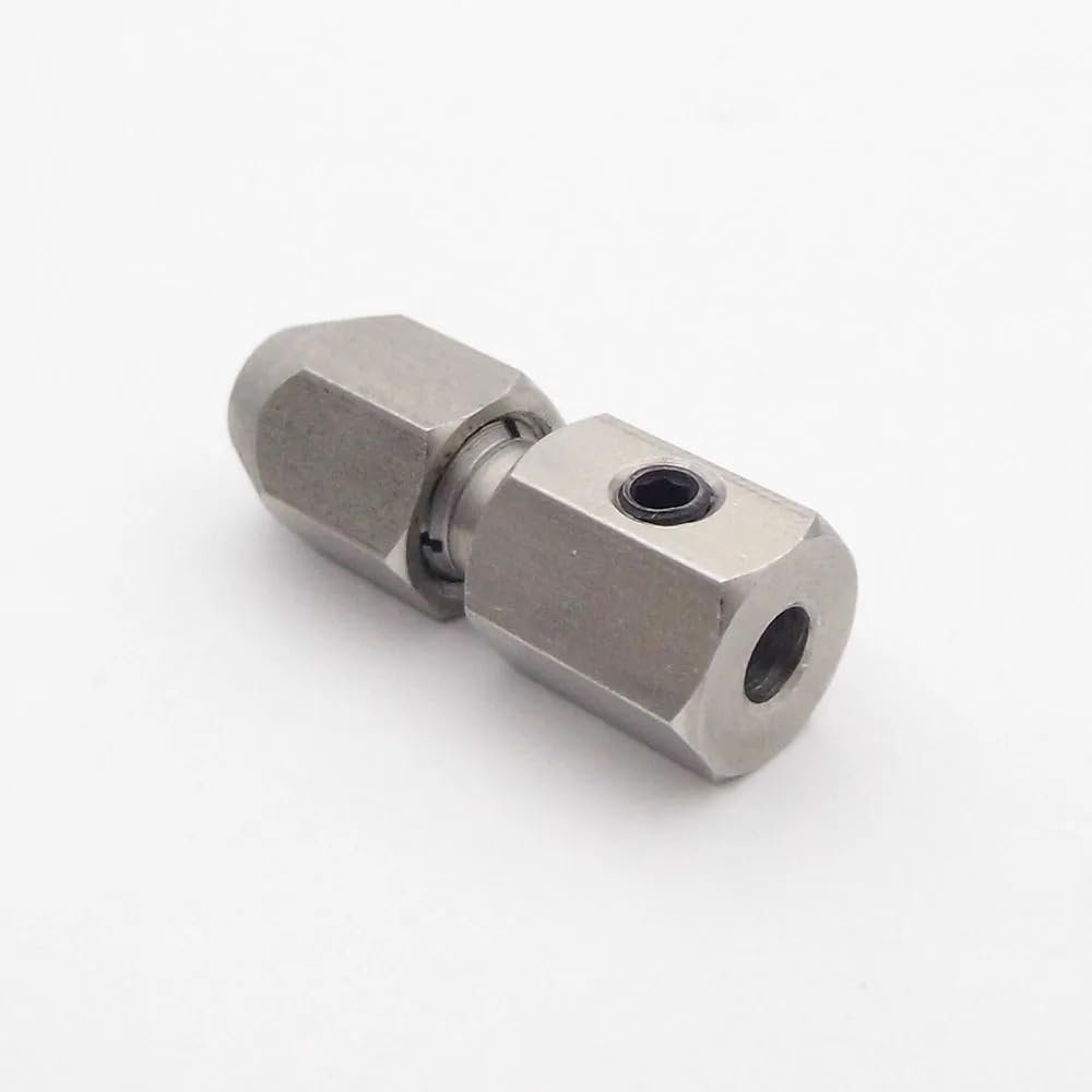 1PC 4mm Flexible Drive Shaft Cable Coupling Coupler Joint Connector for 3.175mm 4mm 5mm 6mm Shaft Motor RC Boat Monoboat Marine(4.0mm)