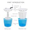 2 In 1 Mini Manual Washing Machine And Dehydrator Combo 14x13.4in Small Washer Space Saver For Home Travel College Room RV Apartment(Blue) view 4