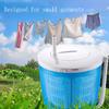 Manual Laundry Machine 14x13.4in Travel Washing Machine 2 In 1 Non-Electric Washing Machine Perfect For Camping, Travelling, Apartment, Dorm(Gray) view 2