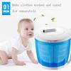 Manual Laundry Machine 14x13.4in Travel Washing Machine 2 In 1 Non-Electric Washing Machine Perfect For Camping, Travelling, Apartment, Dorm(Gray) view 4