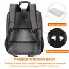 Mactso Stroller Travel Bag Compatible with GB Pockit Air Plus All Terrain and GB Pockit + All City, Lightweight Stroller Travel Backpack for Airplane (Grey, L) view 3