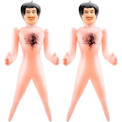 2 Pieses 59 Inch Inflatable Funny Doll Blow Up Tricky Doll Inflatable Doll for Halloween Bachelorette Party Prank Gag Gift Holiday Decoration