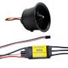 ApisQueen 64MM EDF 4S 3500KV Belt 11 Blades Electric Ducted Fan with 60A ESC for Aircraft Model Aircraft Jet Enging view 1