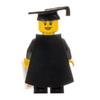 Minifigures.com Custom Design Minifigure - Female Graduate - Adult Collectors Edition, Black view 2