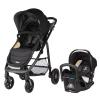 Diono Quantum 4 3-in-1 Travel System with LiteClik 30 R SafePlus Infant Car Seat and Base, Rear-Facing for Infants 4-30lbs, Includes Infant Car Seat Folding Stroller and Toddler Seat (Black Jet) view 1