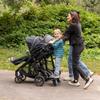 Diono Quantum 4 3-in-1 Travel System with LiteClik 30 R SafePlus Infant Car Seat and Base, Rear-Facing for Infants 4-30lbs, Includes Infant Car Seat Folding Stroller and Toddler Seat (Gray Slate) view 2