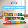 Lollipop Little Tikes Pop and Play Pals - Pop-Up Action Toy for Toddlers - Pull, Push, Click, Twist - Develop Motor Skills and Exploration Montessori Learning Toy view 2