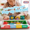 Lollipop Little Tikes Pop and Play Pals - Pop-Up Action Toy for Toddlers - Pull, Push, Click, Twist - Develop Motor Skills and Exploration Montessori Learning Toy view 3