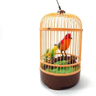 A and E Imports - Singing & Chirping Bird in Cage - Realistic Sounds & Movements
