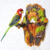 A and E Imports - Singing & Chirping Bird Wall Mount view 2