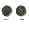 3 ARCHES USA Widow's Mite Coin Reproductions (100 Pack) - Biblical Story of Jesus & The Poor Widow's Mite Bronze Coins with Anchor & Star Design view 4