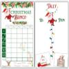 Christmas Bunco Kit - Christmas Winter Bunco - Bunco Score Sheets - Holiday Themed Bunco - Scorecards - Tally Sheets - Ghost Player - Holiday Bunco - Bunco Game Kit for Game Night Party - Large Group view 1
