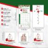 Christmas Bunco Kit - Christmas Winter Bunco - Bunco Score Sheets - Holiday Themed Bunco - Scorecards - Tally Sheets - Ghost Player - Holiday Bunco - Bunco Game Kit for Game Night Party - Large Group view 2