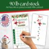 Christmas Bunco Kit - Christmas Winter Bunco - Bunco Score Sheets - Holiday Themed Bunco - Scorecards - Tally Sheets - Ghost Player - Holiday Bunco - Bunco Game Kit for Game Night Party - Large Group view 3