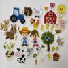 Story Time Felts 37 Piece Farm Animals Felt Figures for Flannel Board Small Set view 2