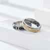Blowin Golden Anxiety Ring for Women Stainless Steel Band Fidget Ring Sun Moon Star Spinner Ring Stress Anxiety Relief Rings (9) view 3
