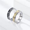 Blowin Golden Anxiety Ring for Women Stainless Steel Band Fidget Ring Sun Moon Star Spinner Ring Stress Anxiety Relief Rings (9) view 4