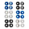 4X Wheel Hubs Upgrades Part Splined Wheel Hubs Hex Wheel Hex Hubs Adapter for 1/7 RC Car Vehicle Hobby DIY Accessories(Normal Blue) view 2