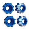 4X Wheel Hubs Upgrades Part Splined Wheel Hubs Hex Wheel Hex Hubs Adapter for 1/7 RC Car Vehicle Hobby DIY Accessories(Normal Blue) view 3