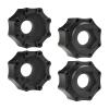 4X Wheel Hubs Upgrades Part Splined Wheel Hubs Hex Wheel Hex Hubs Adapter for 1/7 RC Car Vehicle Hobby DIY Accessories(Normal Black) view 1