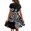 Srengjodk Children Hawaiian Outfits 2024 Polynesian Baby Clothes Polynesian Costume Girls 4t Dresses for Girls Kid Girl Dresses Hawaiian Summer Vacation Style Hibiscus Print Custom 13-14t view 2