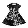 Srengjodk Children Hawaiian Outfits 2024 Polynesian Baby Clothes Polynesian Costume Girls 4t Dresses for Girls Kid Girl Dresses Hawaiian Summer Vacation Style Hibiscus Print Custom 13-14t view 4