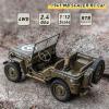 FCX RocHobby 1/12 1941 MB Scaler RC Jeep, 4x4 Hobby Grade RTR RC Car Mini RC Rock Crawler Military, RC Truck with 180 Brushed Motor, LED Lights for Adults view 2