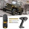 FCX RocHobby 1/12 1941 MB Scaler RC Jeep, 4x4 Hobby Grade RTR RC Car Mini RC Rock Crawler Military, RC Truck with 180 Brushed Motor, LED Lights for Adults view 4