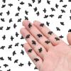 100PCS Halloween Miniature Bats Dollhouse Mini Bats for Crafts Cute Halloween Decor Tiny Bat Decor for Fairy Garden Dollhouse Micro Landscaping Decoration view 2