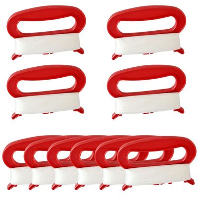10 Pack Kite String Handle with 98ft Line Red Mini Kite Spool Kite Flying Accessories Kite String Spool for Kids and Adults(L, Width: 11.5CM/4.53 inch)