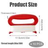 10 Pack Kite String Handle with 98ft Line Red Mini Kite Spool Kite Flying Accessories Kite String Spool for Kids and Adults(L, Width: 11.5CM/4.53 inch) view 2