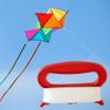 10 Pack Kite String Handle with 98ft Line Red Mini Kite Spool Kite Flying Accessories Kite String Spool for Kids and Adults(L, Width: 11.5CM/4.53 inch) view 4