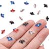 100PCS Miniature Bats for Crafts Dollhouse Cute Halloween Decor Mini Bats Decor Miniature Things for Fairy Garden Dollhouse Micro Landscaping Decoration view 1