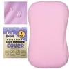 100% Waterproof Baby Lounger Cover - 2-Ply Organic Cotton Slipcovers Keep Your Lounger Clean & Your Baby Comfy - Machine Washable - (Lounger Not Included) - Pink view 1