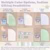 100% Waterproof Baby Lounger Cover - 2-Ply Organic Cotton Slipcovers Keep Your Lounger Clean & Your Baby Comfy - Machine Washable - (Lounger Not Included) - Blue view 4