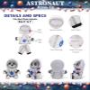 DolliBu Astronaut Dress Up Set for Teddy Bear Plush - Astronaut Clothes for Stuffed Animals with Jacket, Helmet, and Pants, Create NASA Space Toys for Kids - Small view 2