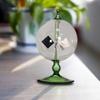 hokojix Green Solar Power Radiometer Crookes Solar Energy Vanes Windmill Present Home Desk Decoration view 3