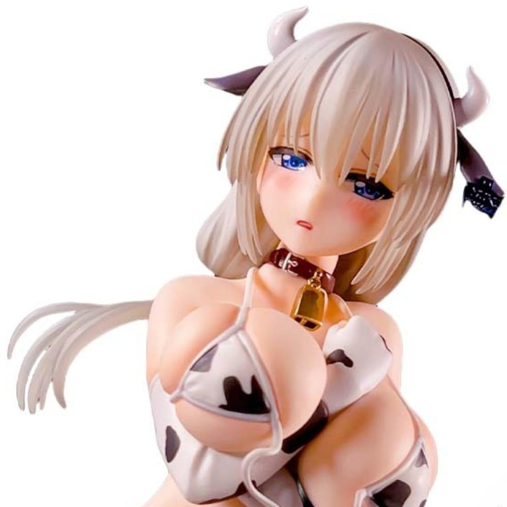 CIVECI NSFW Anime Figure Native Frog Shijyoji Airi Cow Nude Girl 1/5 PVC Action Figure Toy Adults Collection Hentai Model Doll Gifts
