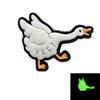 Cartoon Cute Little White Goose PVC Soft Glue Morale Badge Children Backpack Decoration Patch (YEET goose) view 2