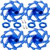 RcarmubWow RC Brake Disc w/Hex Upgrades Part for 1/7 Infraction/Felony 6S BLX,Limitless,1/8 Typhon 6S BLX,Alloy Aluminium Brake Disc & Hex Hops Up,Navy Blue view 1
