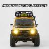 FCX24M FMS 1/24 RC Crawler, Land Rover Family, Off-Road RC Rock Crawler with Lighting Effects, Speed Switch and Accessory Packs, RC Cars for Adults (Defender 110) view 3