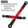 RcarmubWow RC 7075 Turnbuckles Links w/ 25T Servo Arm Upgrades Part for 1/7 Infraction 6S BLX,Felony 6S BLX,Limitless,1/8 Typhon 6S BLX,Alloy Linkage Steering Tie Rod & Servo Arm,Red view 2