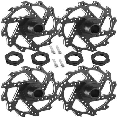 RcarmubWow RC Brake Disc w/Hex Upgrades Part for 1/7 Infraction/Felony 6S BLX,Limitless,1/8 Typhon 6S BLX,Alloy Aluminium Brake Disc & Hex Hops Up,Black