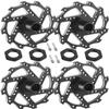 RcarmubWow RC Brake Disc w/Hex Upgrades Part for 1/7 Infraction/Felony 6S BLX,Limitless,1/8 Typhon 6S BLX,Alloy Aluminium Brake Disc & Hex Hops Up,Black view 1