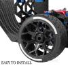 RcarmubWow RC Brake Disc w/Hex Upgrades Part for 1/7 Infraction/Felony 6S BLX,Limitless,1/8 Typhon 6S BLX,Alloy Aluminium Brake Disc & Hex Hops Up,Black view 4