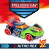 T-Racers Mix 'N Race Volcanosaurus Track for Toy Cars, Contains 1 Trigger, 3 Tracks, 1 Exclusive Nitro Rex Car and 4 Stunts view 2