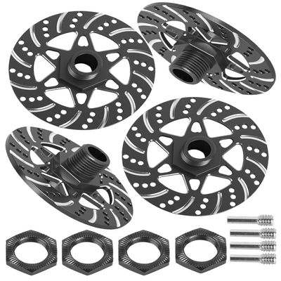 hopsupRC RC Aluminum Brake Disk Upgrades Part for 1/7 Infraction 6S BLX,Limitless 6S BLX,Felony 6S BLX,1/8 Typhon 6S.Black.