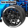 hopsupRC RC Aluminum Brake Disk Upgrades Part for 1/7 Infraction 6S BLX,Limitless 6S BLX,Felony 6S BLX,1/8 Typhon 6S.Black. view 3