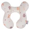 vocheer Baby Neck Pillow(Upgraded), Cotton, Baby Support Pillow, Car Seat Pillows for Newborn, Carseat Head and Body Support, Infant Travel Pillows for Prams, Pushchair, Stroller, Bouncer, Deer view 1