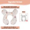 vocheer Baby Neck Pillow(Upgraded), Cotton, Baby Support Pillow, Car Seat Pillows for Newborn, Carseat Head and Body Support, Infant Travel Pillows for Prams, Pushchair, Stroller, Bouncer, Deer view 3